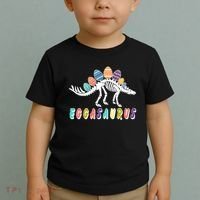 Eggasaurus Dino Stegosaurus Easter Egg Dinosaur Toddler T-Shirt thumb 2