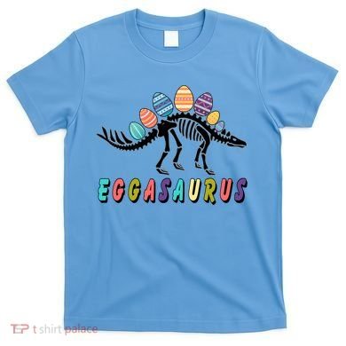 Eggasaurus Dino Stegosaurus Easter Egg Dinosaur T-Shirt