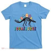 Eggasaurus Dino Stegosaurus Easter Egg Dinosaur T-Shirt thumb 0