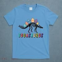 Eggasaurus Dino Stegosaurus Easter Egg Dinosaur T-Shirt thumb 4