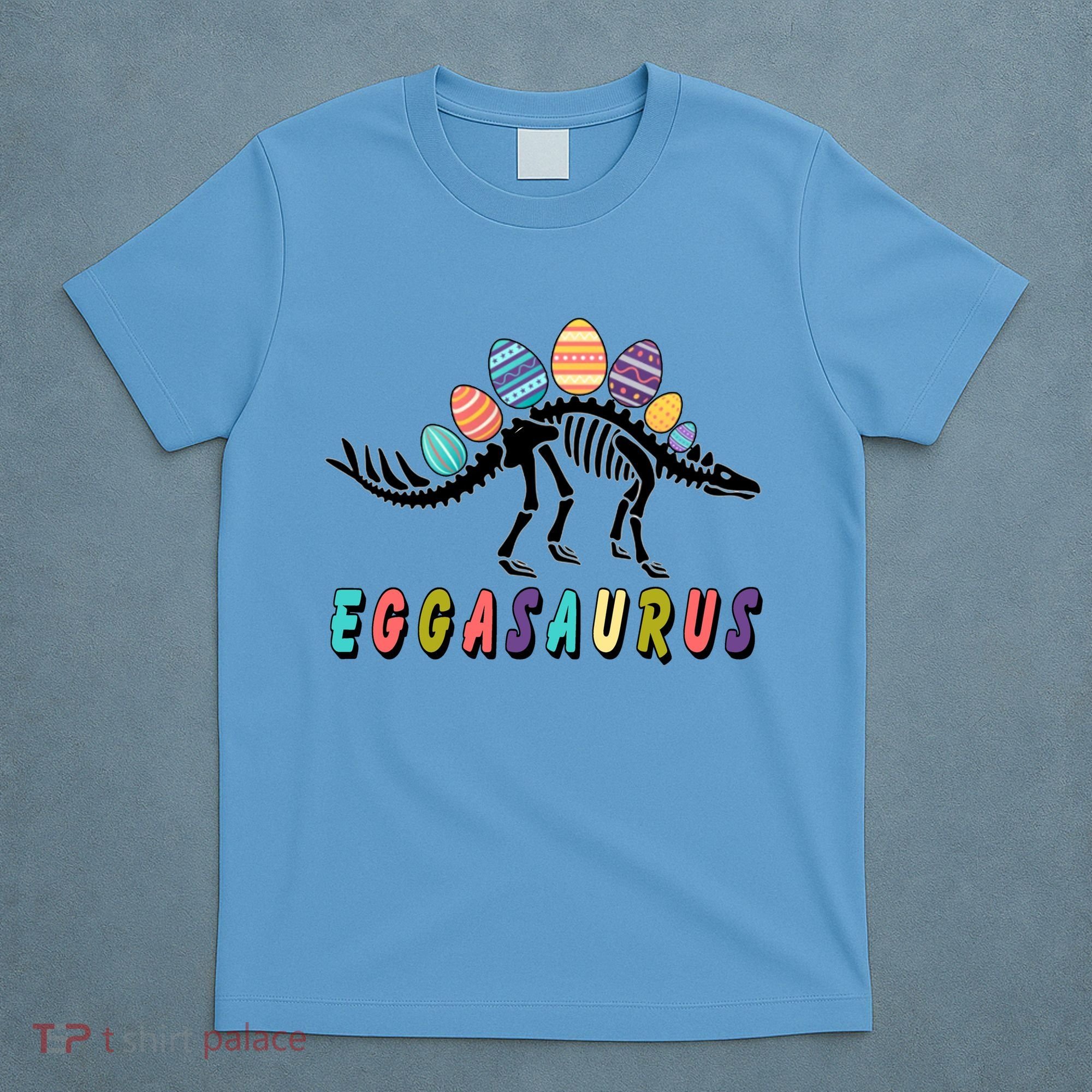 Eggasaurus Dino Stegosaurus Easter Egg Dinosaur T-Shirt