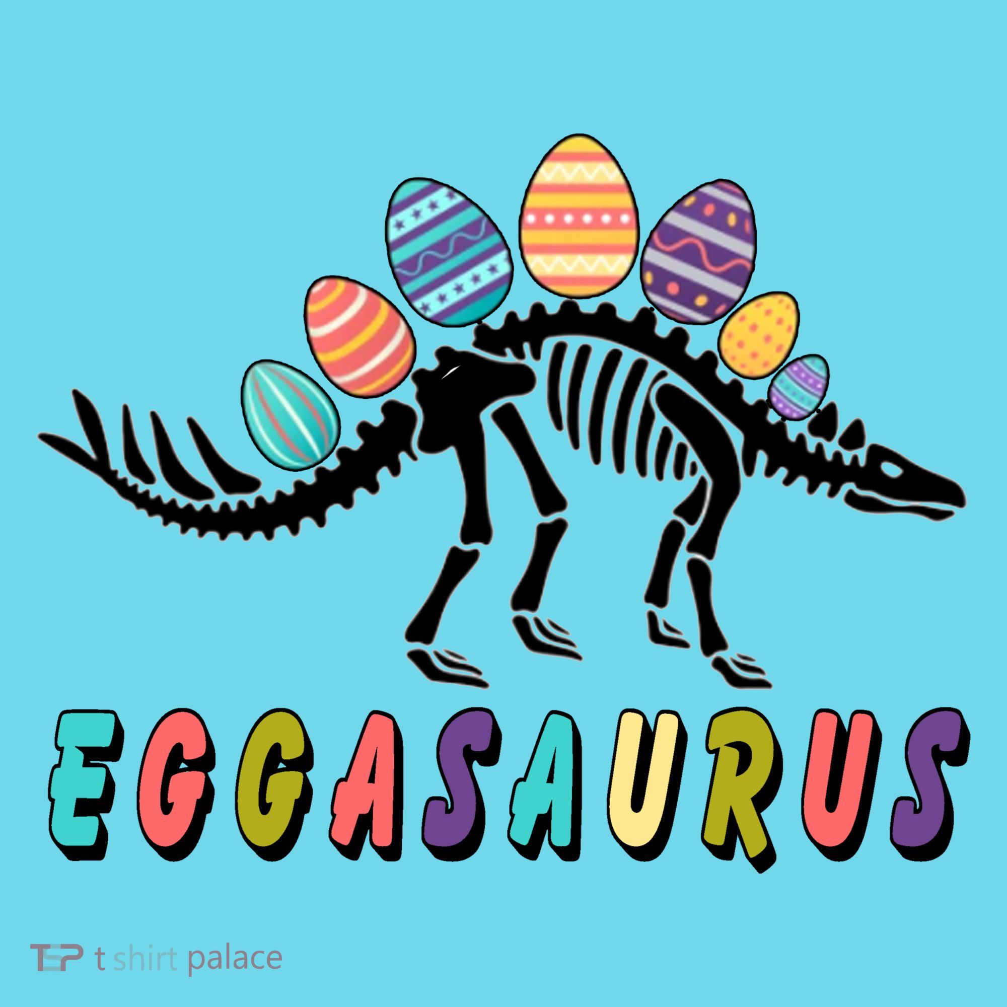 Eggasaurus Dino Stegosaurus Easter Egg Dinosaur Button