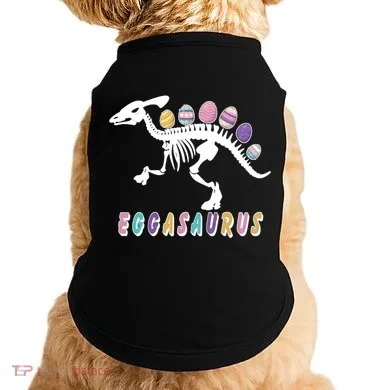 Eggasaurus Plateosaurus Funny Cute Easter Doggie Tank