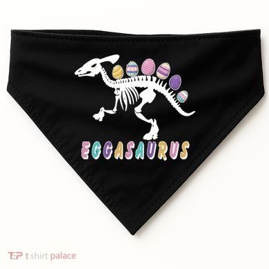 Eggasaurus Plateosaurus Funny Cute Easter USA-Made Doggie Bandana