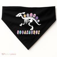 Eggasaurus Plateosaurus Funny Cute Easter USA-Made Doggie Bandana thumb 0