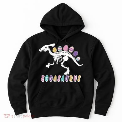 Eggasaurus Plateosaurus Funny Cute Easter Hoodie
