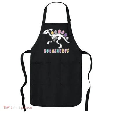 Eggasaurus Plateosaurus Funny Cute Easter Apron
