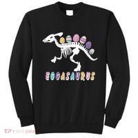 Eggasaurus Plateosaurus Funny Cute Easter Sweatshirt thumb 0
