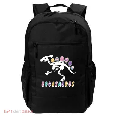 Eggasaurus Plateosaurus Funny Cute Easter Backpack