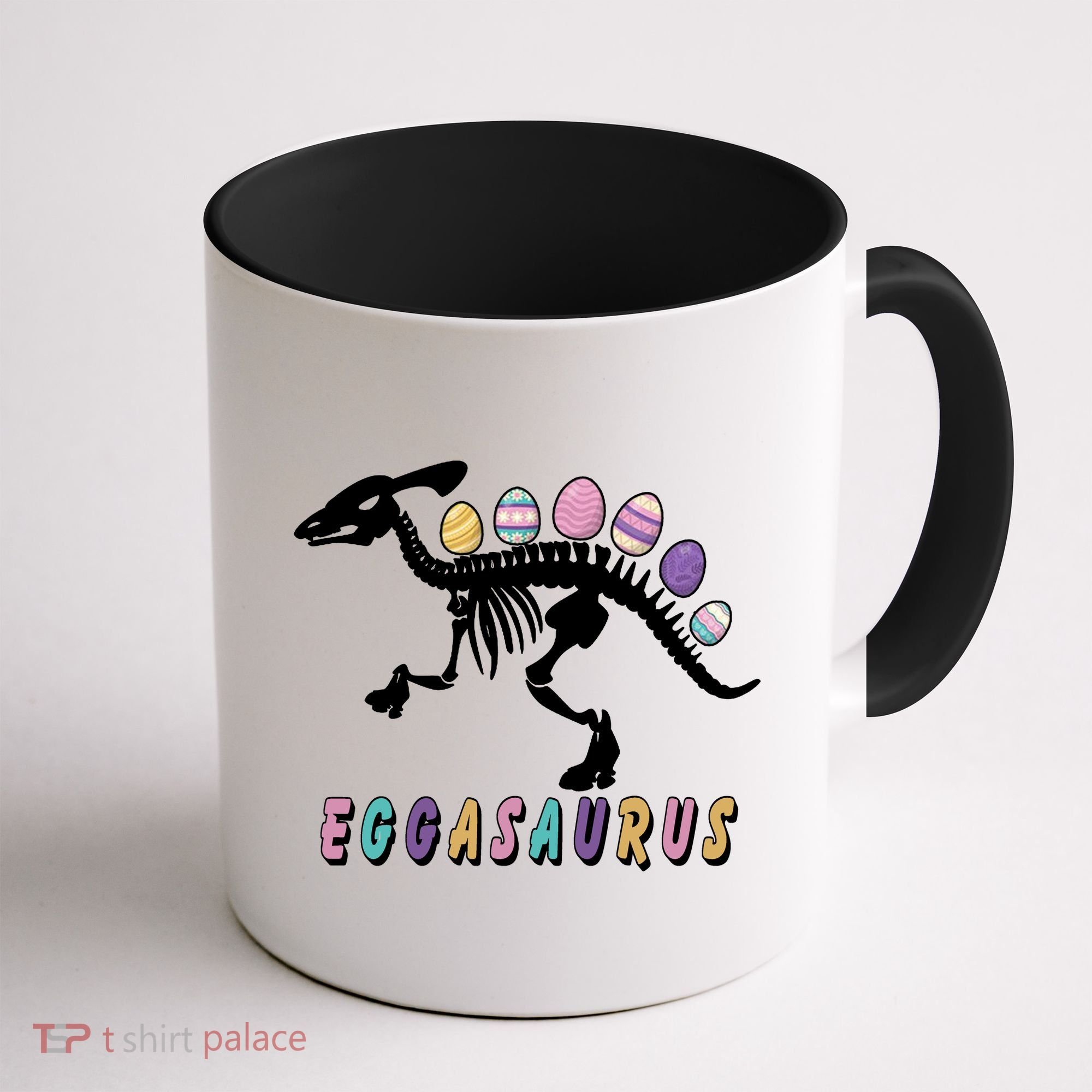 Eggasaurus Plateosaurus Funny Cute Easter Coffee Mug