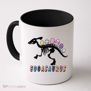 Eggasaurus Plateosaurus Funny Cute Easter Coffee Mug