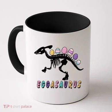 Eggasaurus Plateosaurus Funny Cute Easter Coffee Mug
