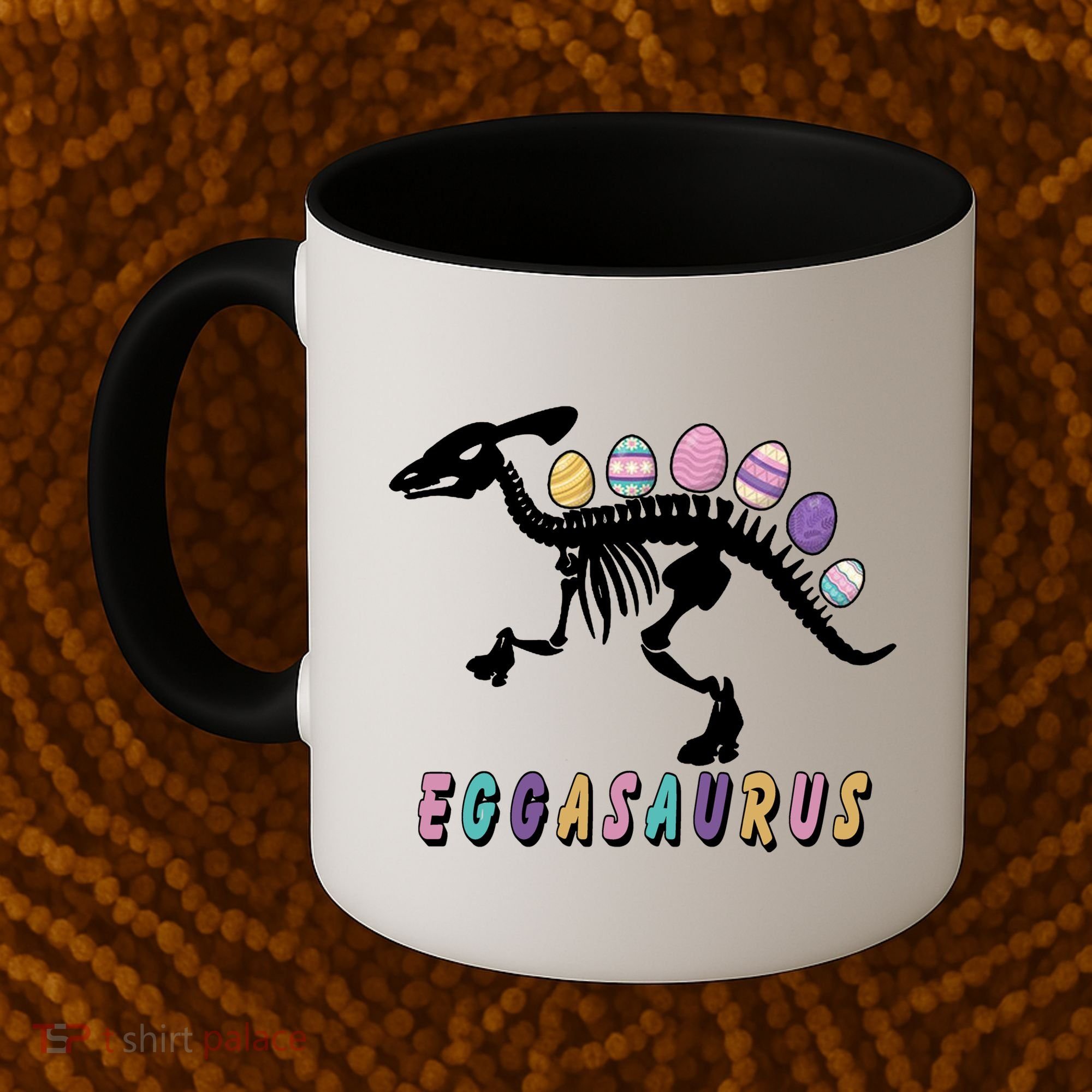 Eggasaurus Plateosaurus Funny Cute Easter Coffee Mug