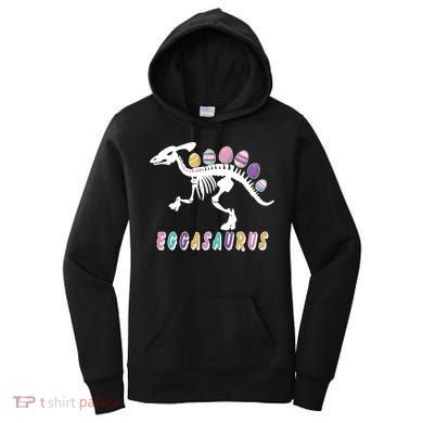 Eggasaurus Plateosaurus Funny Cute Easter Women's Hoodie