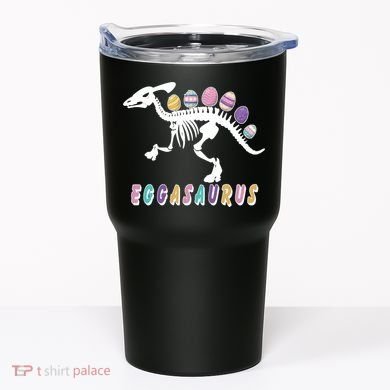 Eggasaurus Plateosaurus Funny Cute Easter Tumbler