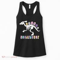 Eggasaurus Plateosaurus Funny Cute Easter Women's Tank Top thumb 0