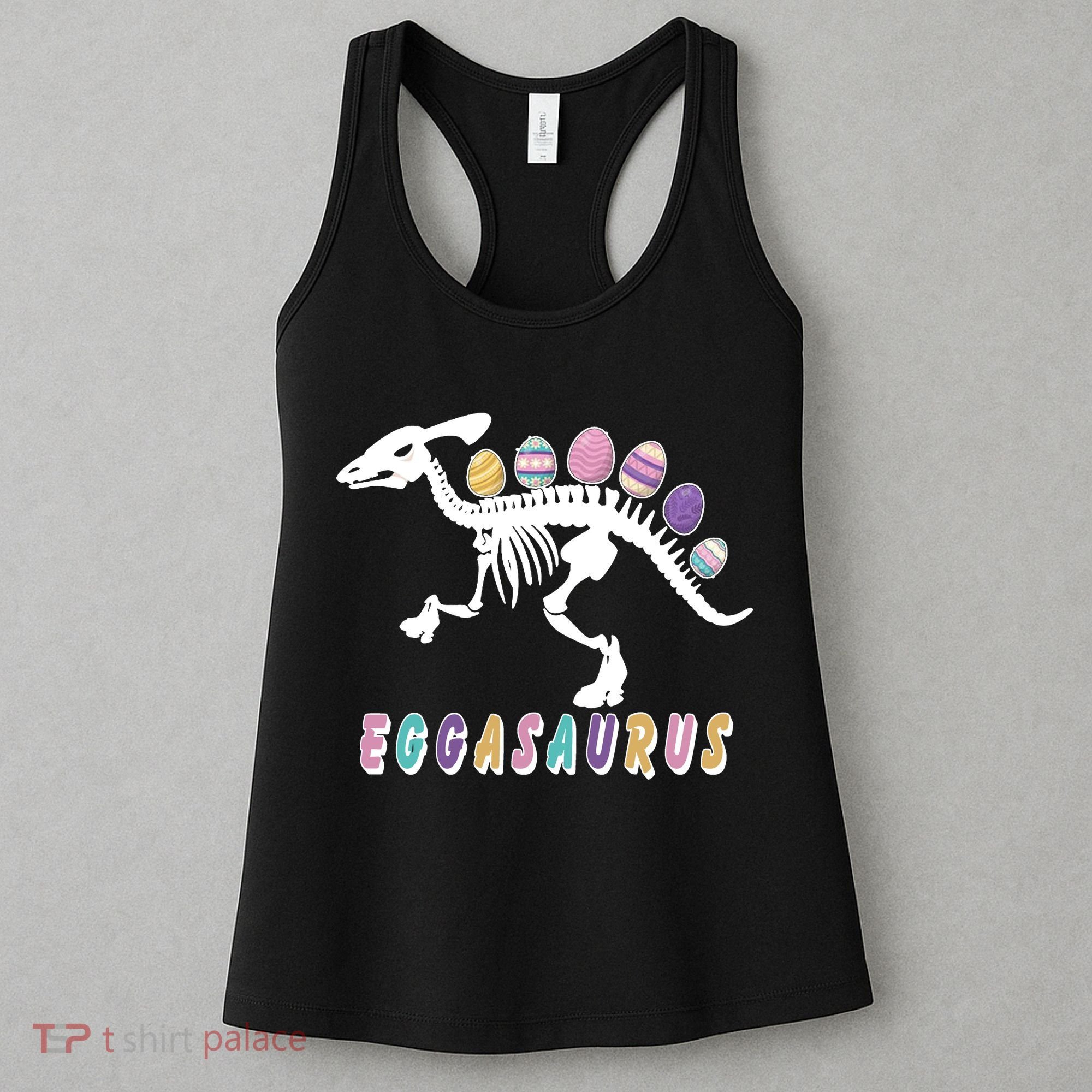 Eggasaurus Plateosaurus Funny Cute Easter Women's Tank Top