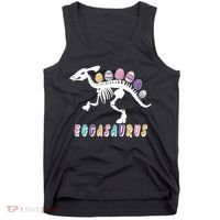 Eggasaurus Plateosaurus Funny Cute Easter Tank Top thumb 0