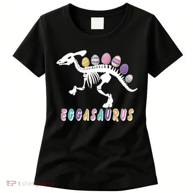 Eggasaurus Plateosaurus Funny Cute Easter Women's T-Shirt