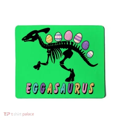 Eggasaurus Plateosaurus Funny Cute Easter Mousepad