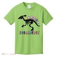 Eggasaurus Plateosaurus Funny Cute Easter Kids T-Shirt thumb 0