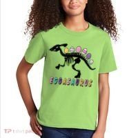 Eggasaurus Plateosaurus Funny Cute Easter Kids T-Shirt thumb 2