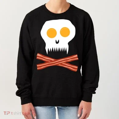 Eggs And Bacon Skull Women's Sweatshirt
