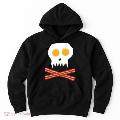 Eggs And Bacon Skull Hoodie