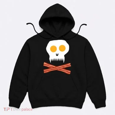 Eggs And Bacon Skull Hoodie