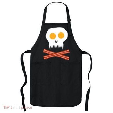 Eggs And Bacon Skull Apron