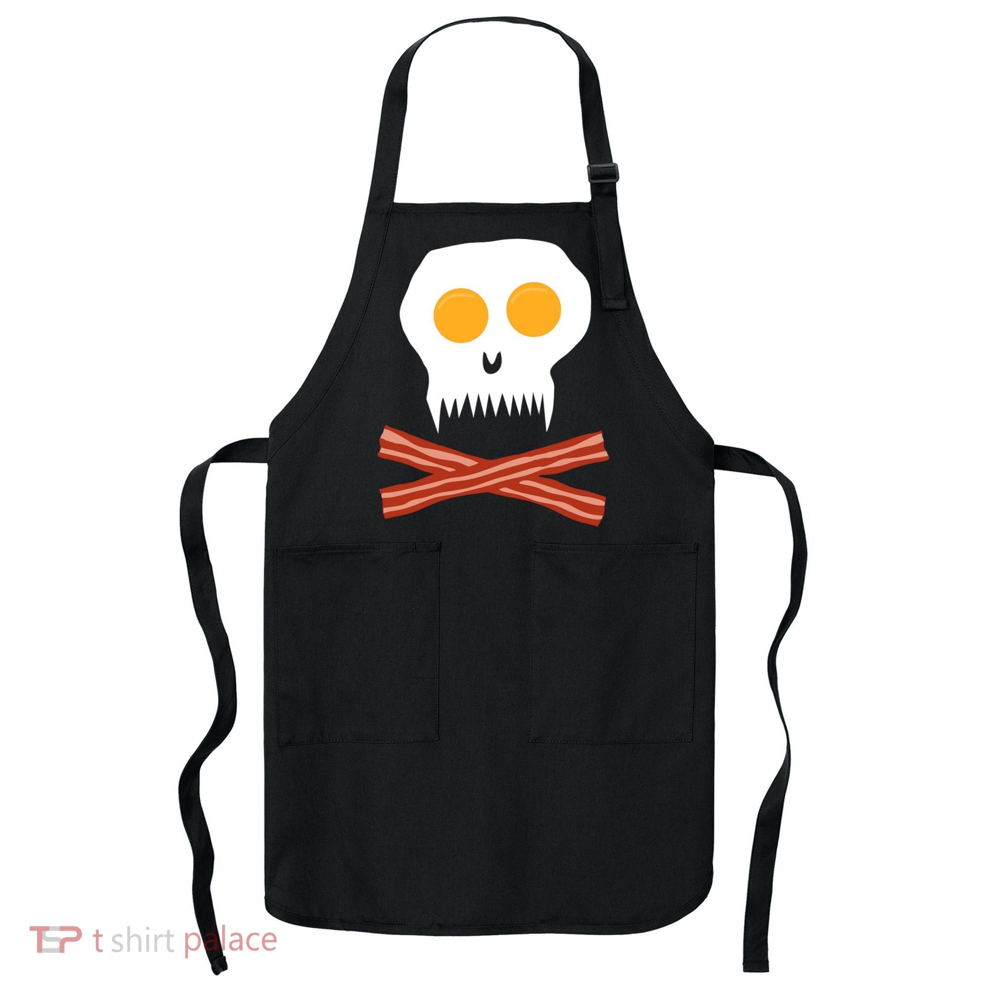 Eggs And Bacon Skull Apron