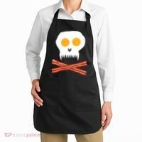 Eggs And Bacon Skull Apron thumb 2