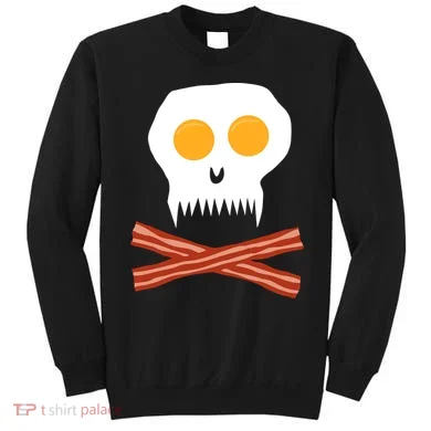 Eggs And Bacon Skull Sweatshirt
