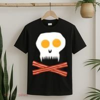 Eggs And Bacon Skull T-Shirt thumb 2