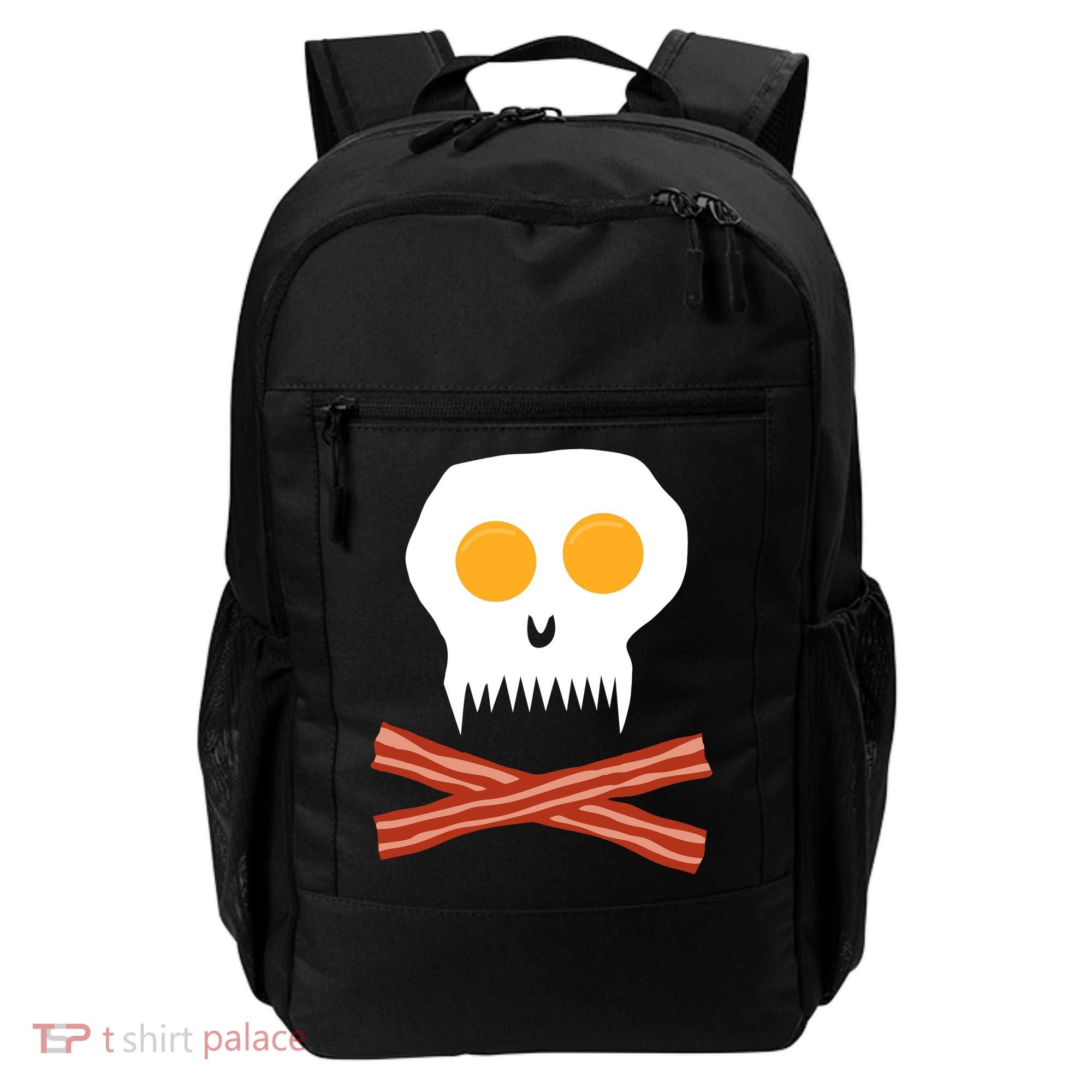 Eggs And Bacon Skull Backpack