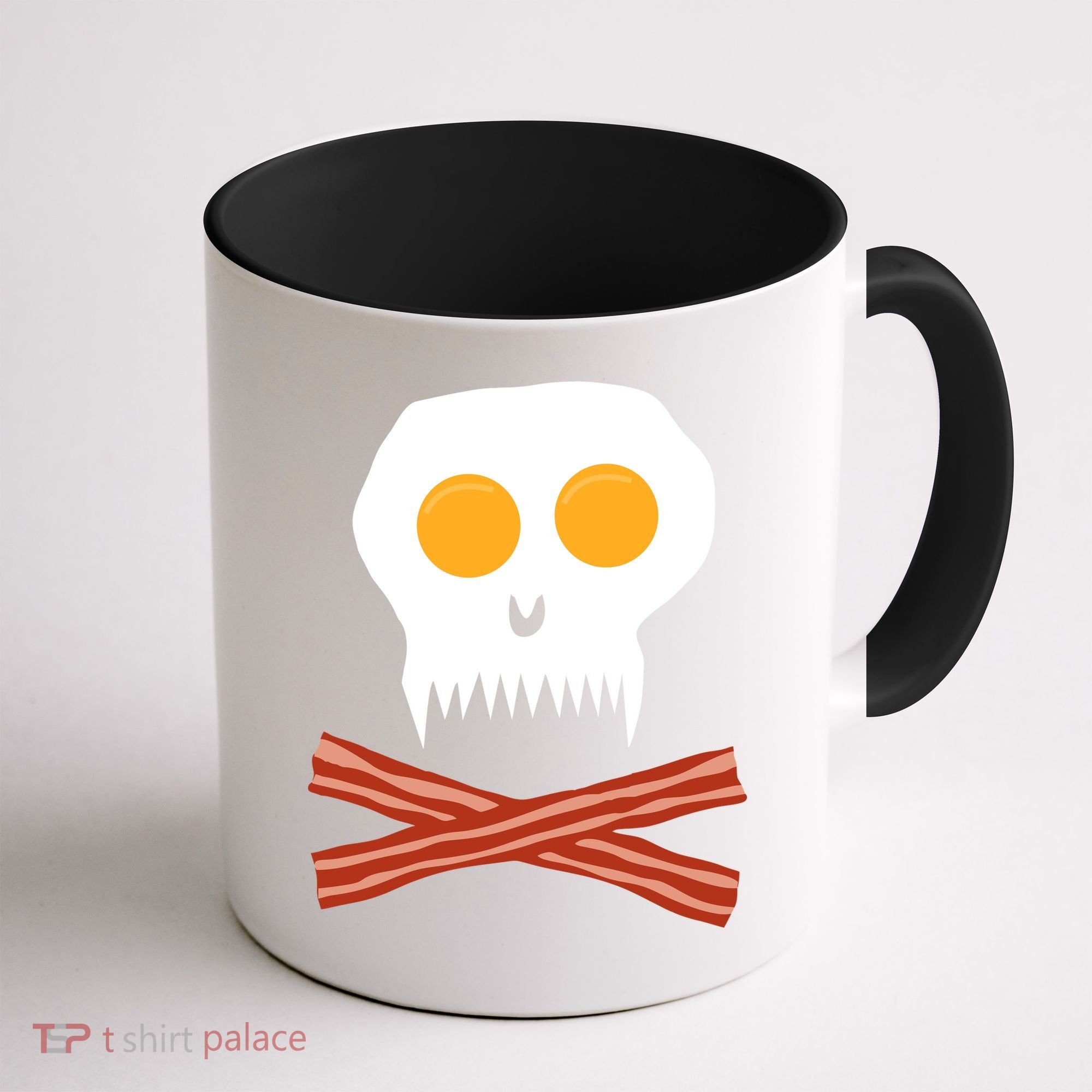 Eggs And Bacon Skull Coffee Mug