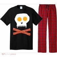 Eggs And Bacon Skull Pajama Set thumb 0