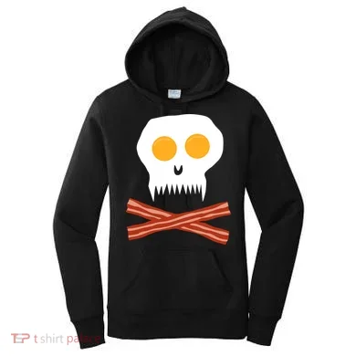 Eggs And Bacon Skull Women's Hoodie