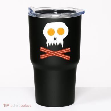 Eggs And Bacon Skull Tumbler