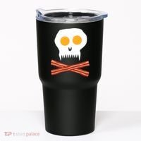 Eggs And Bacon Skull Tumbler thumb 0