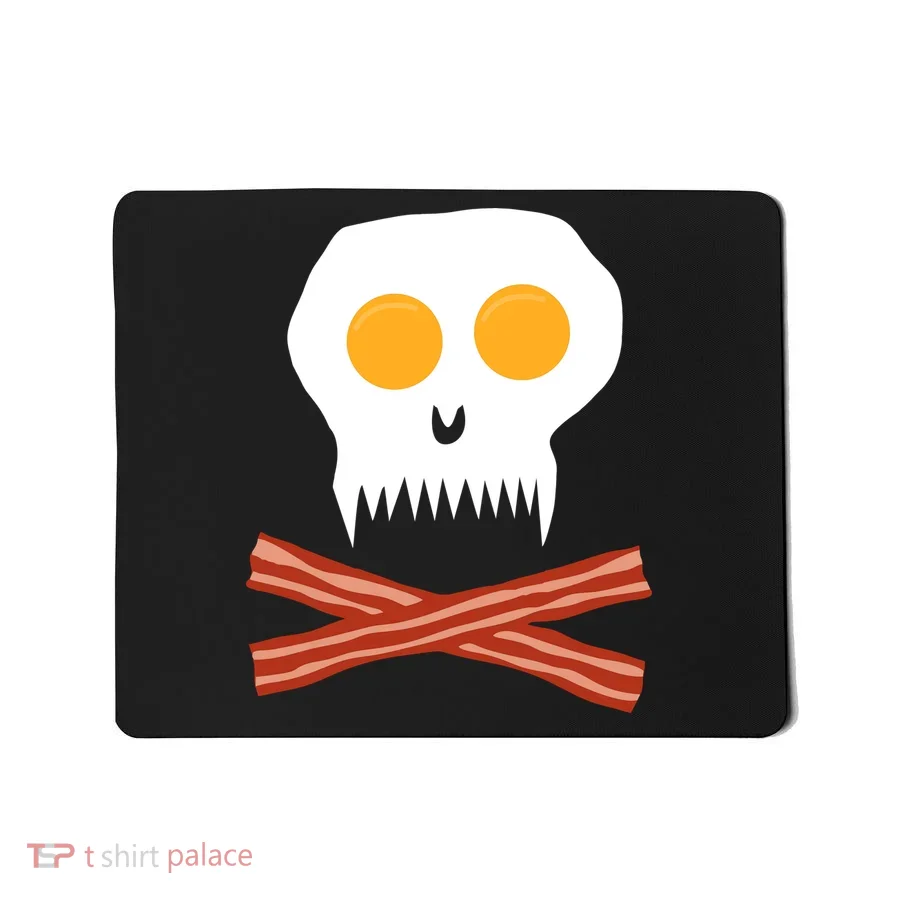Eggs And Bacon Skull Mousepad