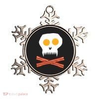 Eggs And Bacon Skull Ornament thumb 0