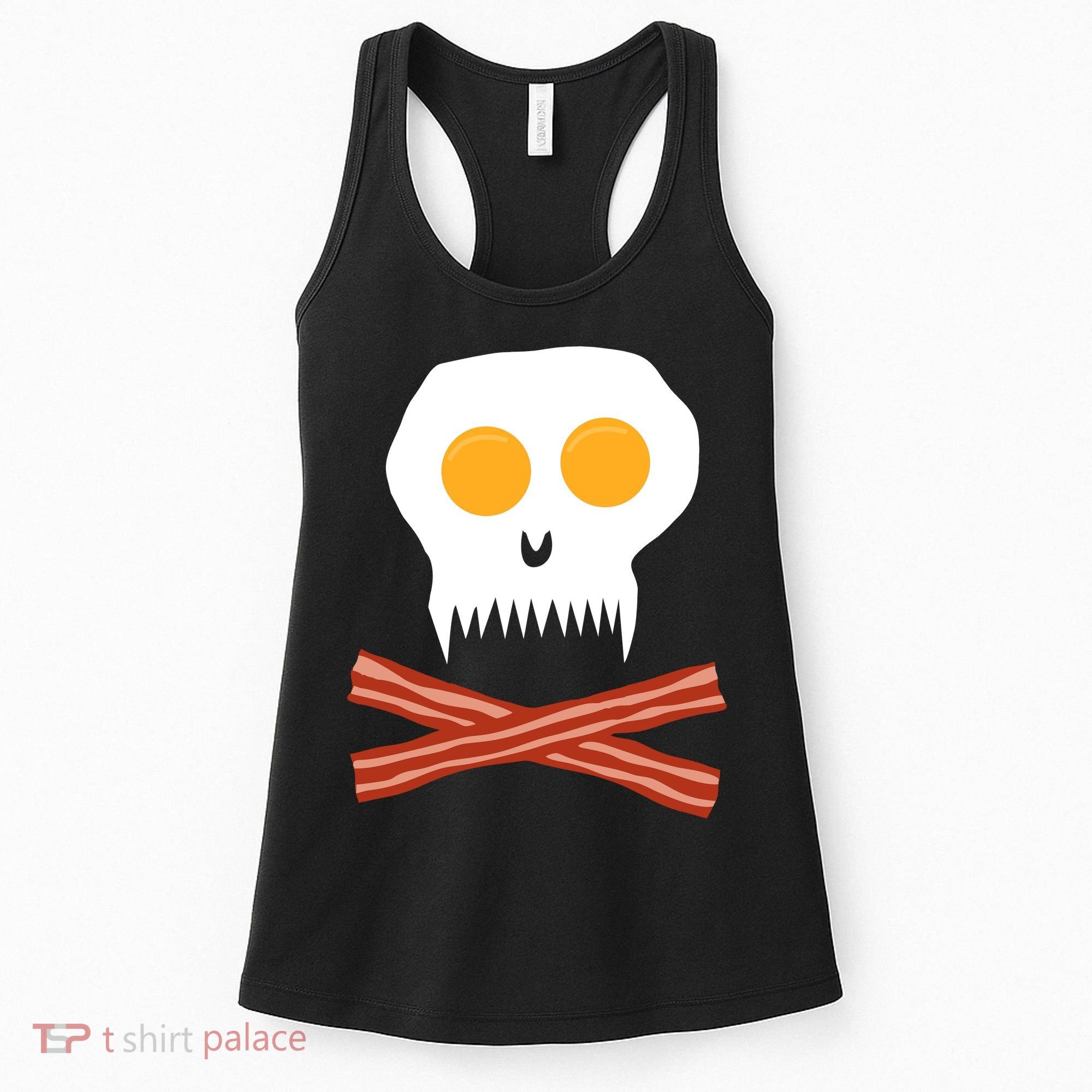 Eggs And Bacon Skull Women's Tank Top