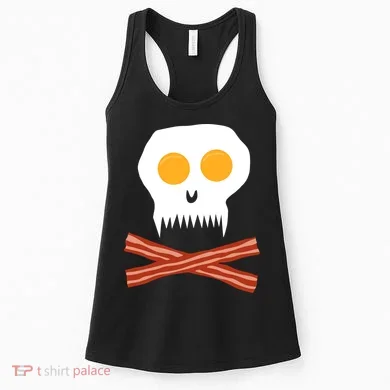 Eggs And Bacon Skull Women's Tank Top