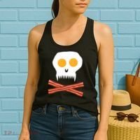Eggs And Bacon Skull Women's Tank Top thumb 2
