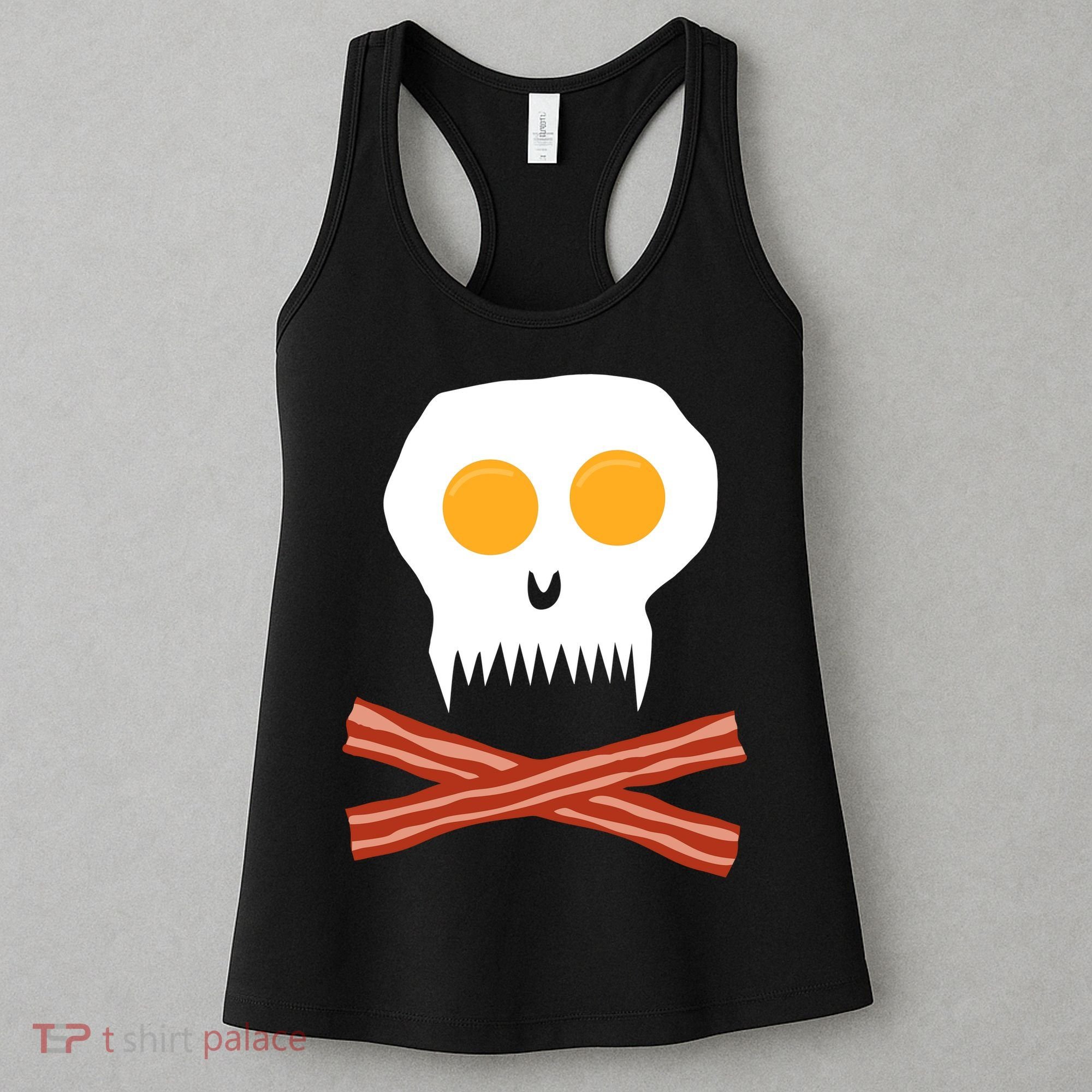 Eggs And Bacon Skull Women's Tank Top
