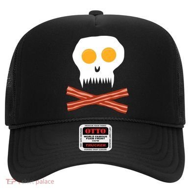 Eggs And Bacon Skull Hat