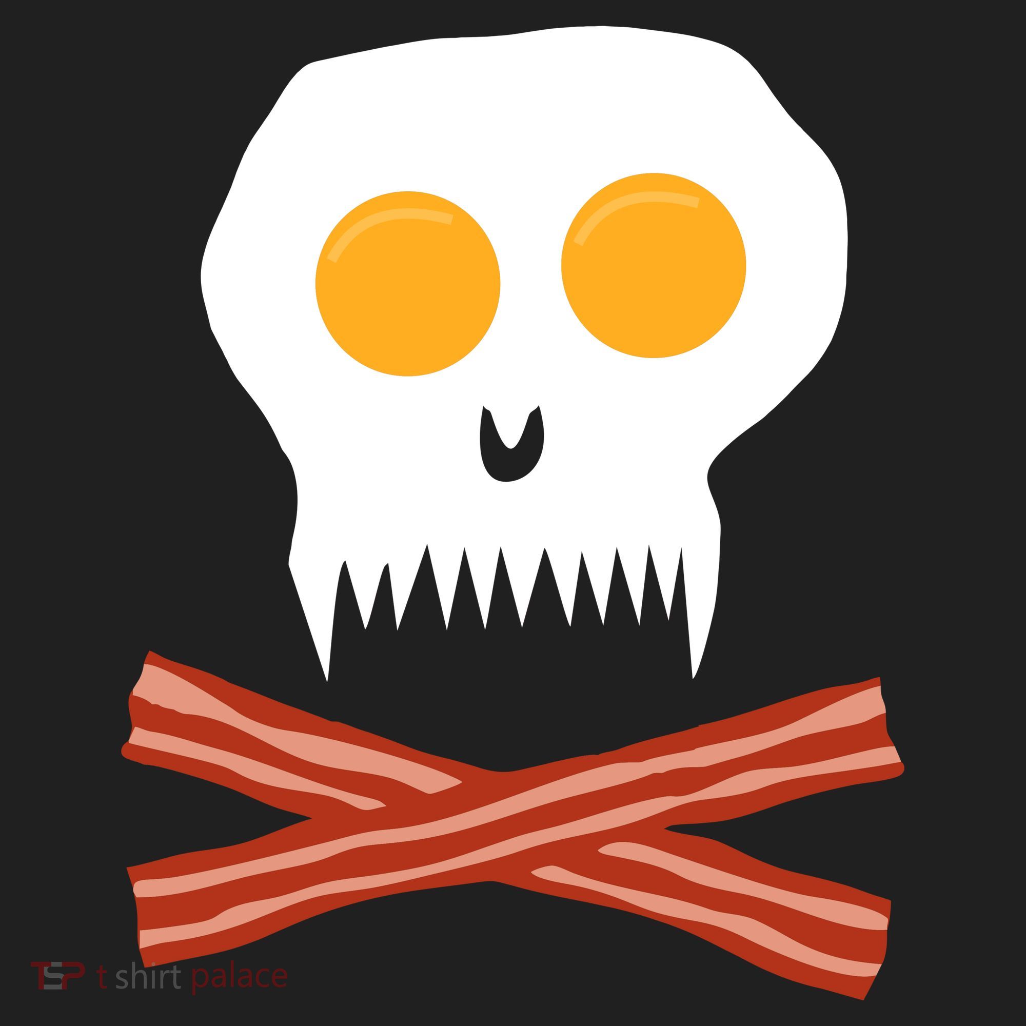 Eggs And Bacon Skull Hat
