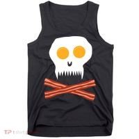 Eggs And Bacon Skull Tank Top thumb 0