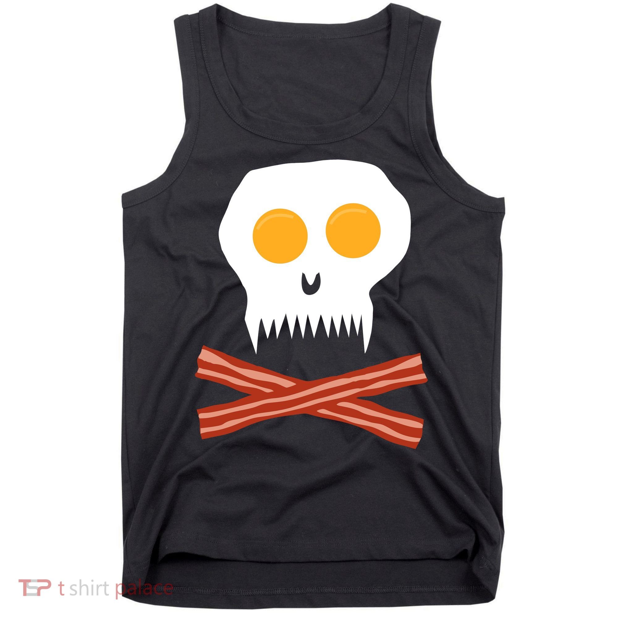 Eggs And Bacon Skull Tank Top